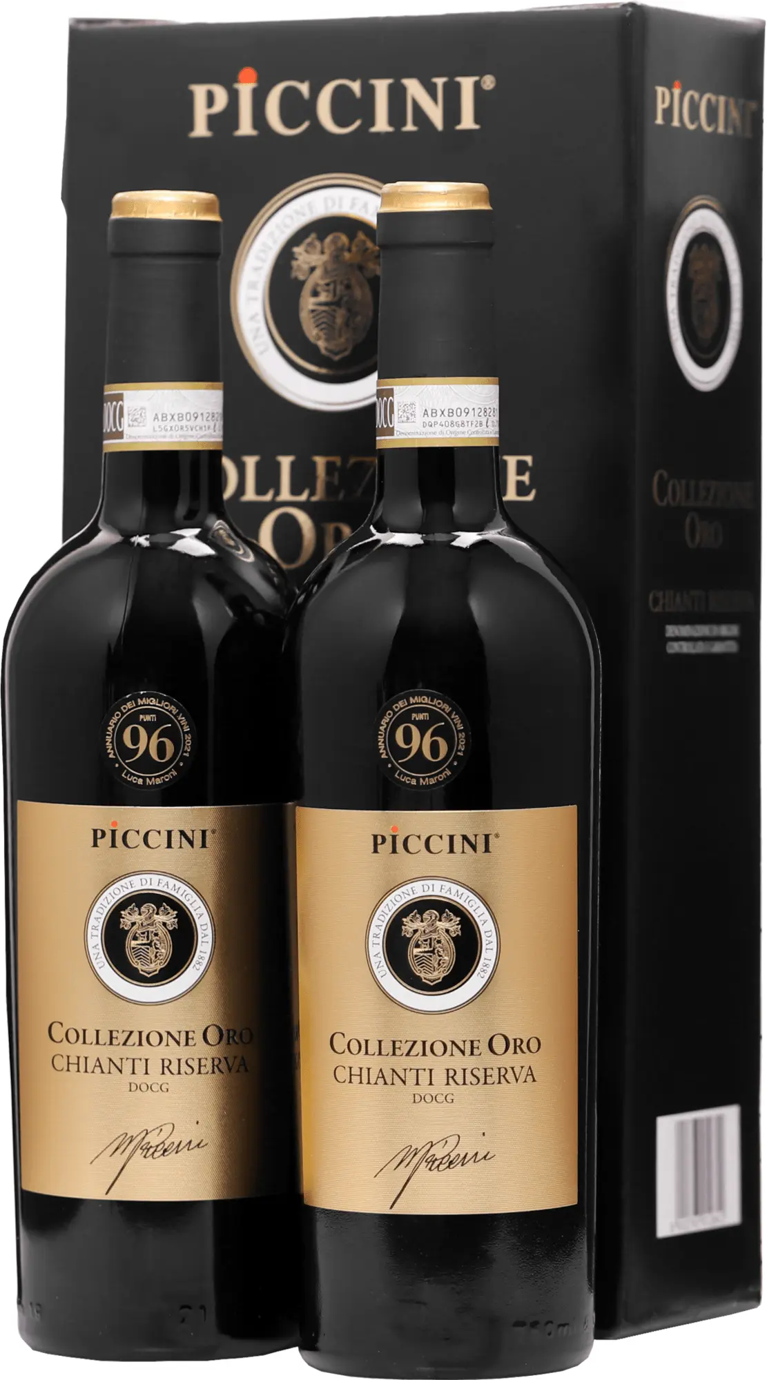 Piccini Collezione Oro Chianti Riserva DOCG 2021 2x0,75l 13,5% 1,5l (dárkové balení kazeta)