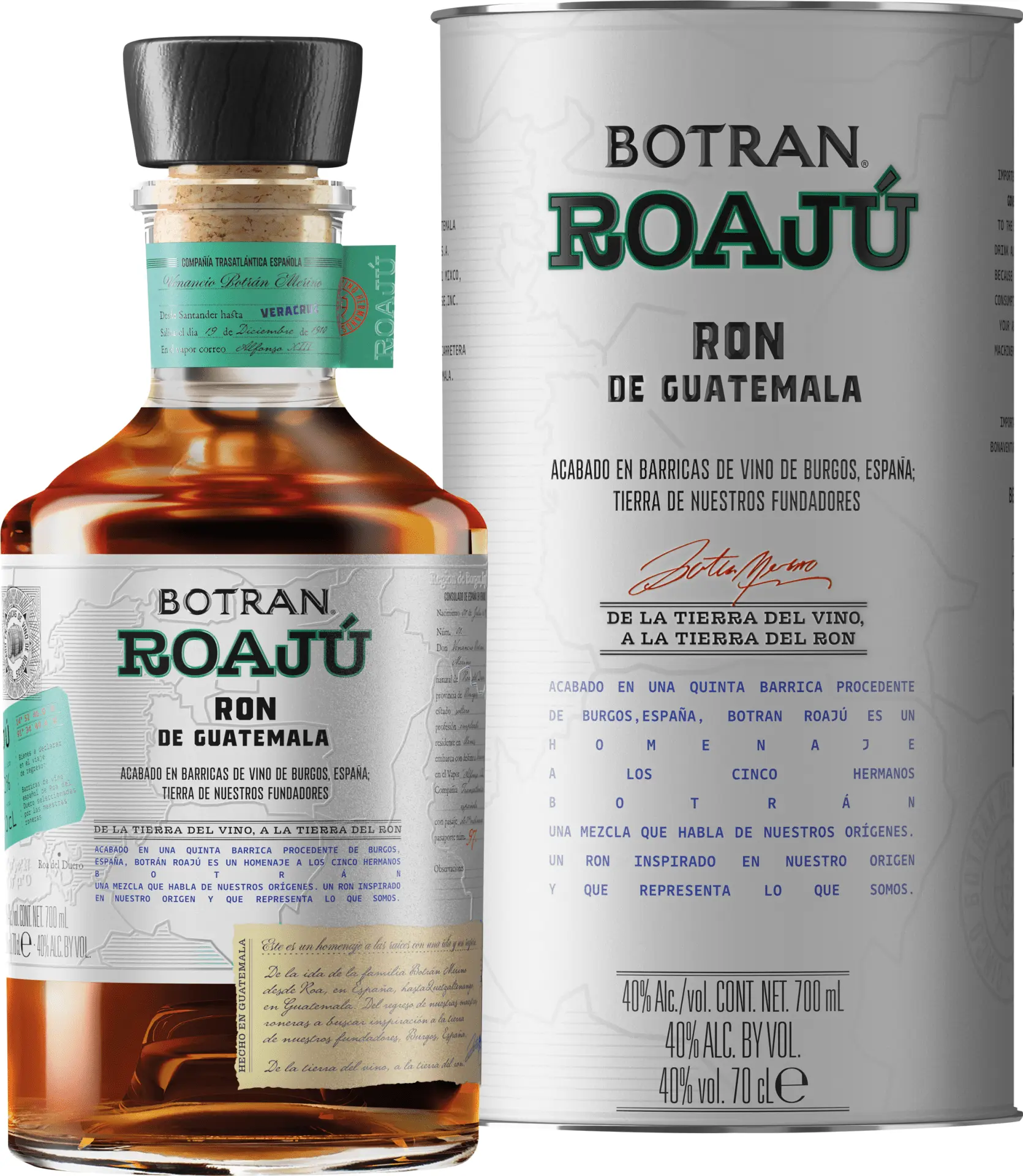 Botran Roajú Guatemala rum 40% 0,7l