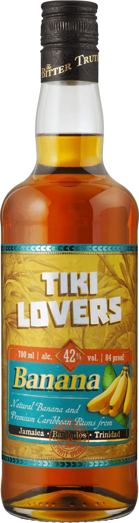 Tiki Lovers 84 Proof - Banana Jamaican Sugar cane spirits 42% 0,7l