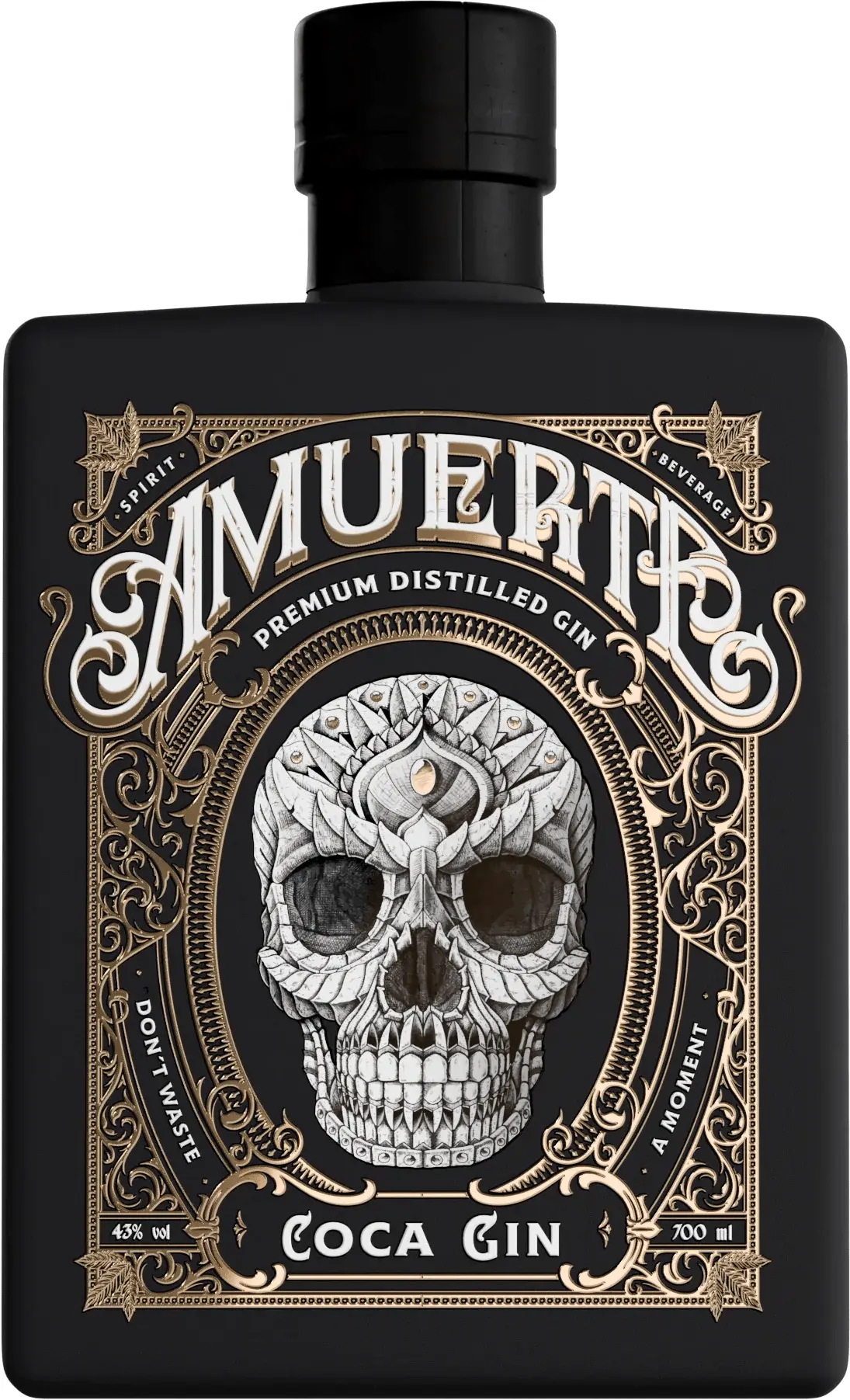 Amuerte Coca Leaf Gin Black Edition 43% 0,7l