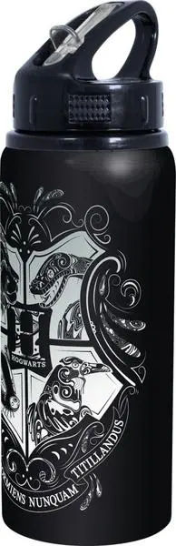 CurePink Hliníková Harry Potter: Erb Bradavic Hogwarts 710 ml