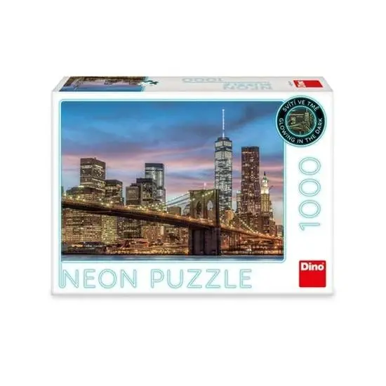 Puzzle New York - 1000 dílků neon
