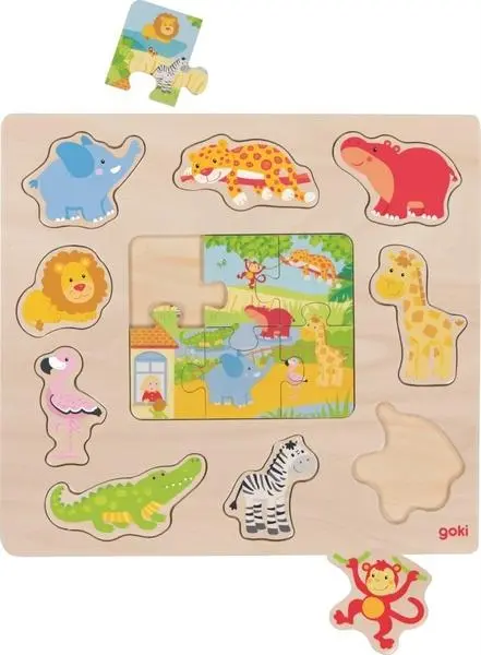 Zvířátka ze ZOO - puzzle z kategorie Maxi dieliky