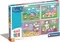 4in1 Peppa Pig - puzzle z kategorie 15 – 60 dielikov