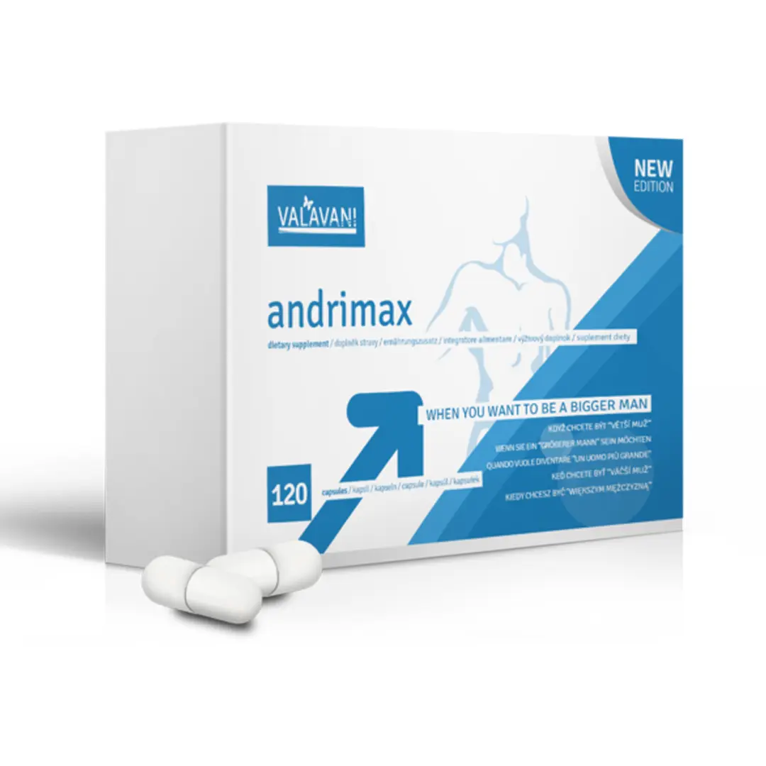 Kapsle pro muže Andrimax 120 kapslí - Valavani