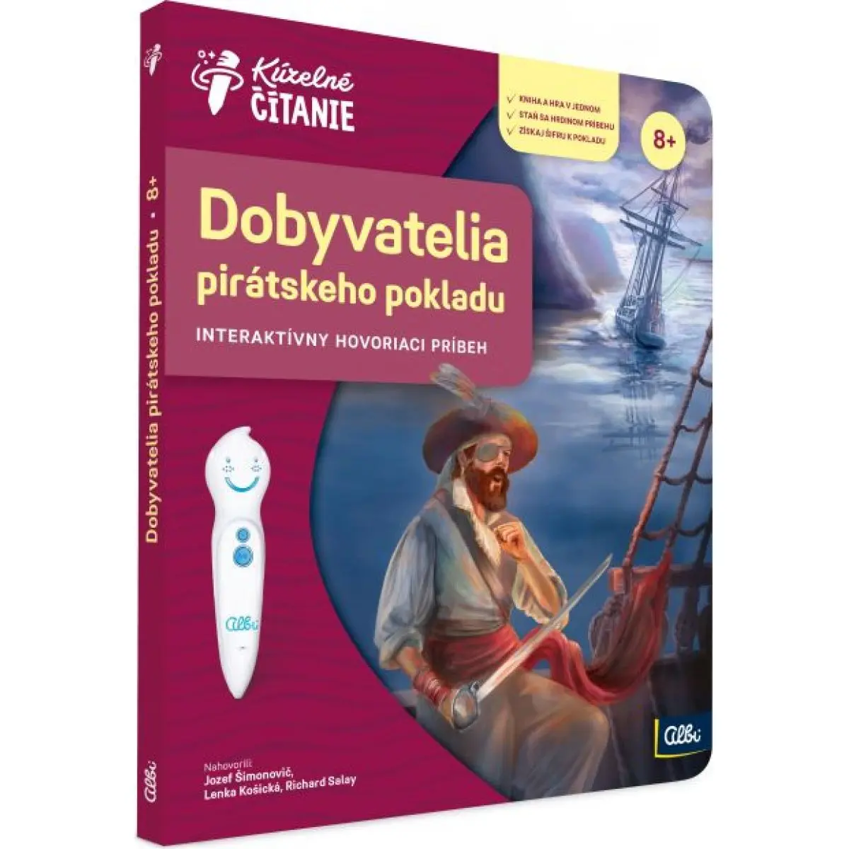 Albi Kouzelné čtení Kniha Dobyvatelé pirátského pokladu SK