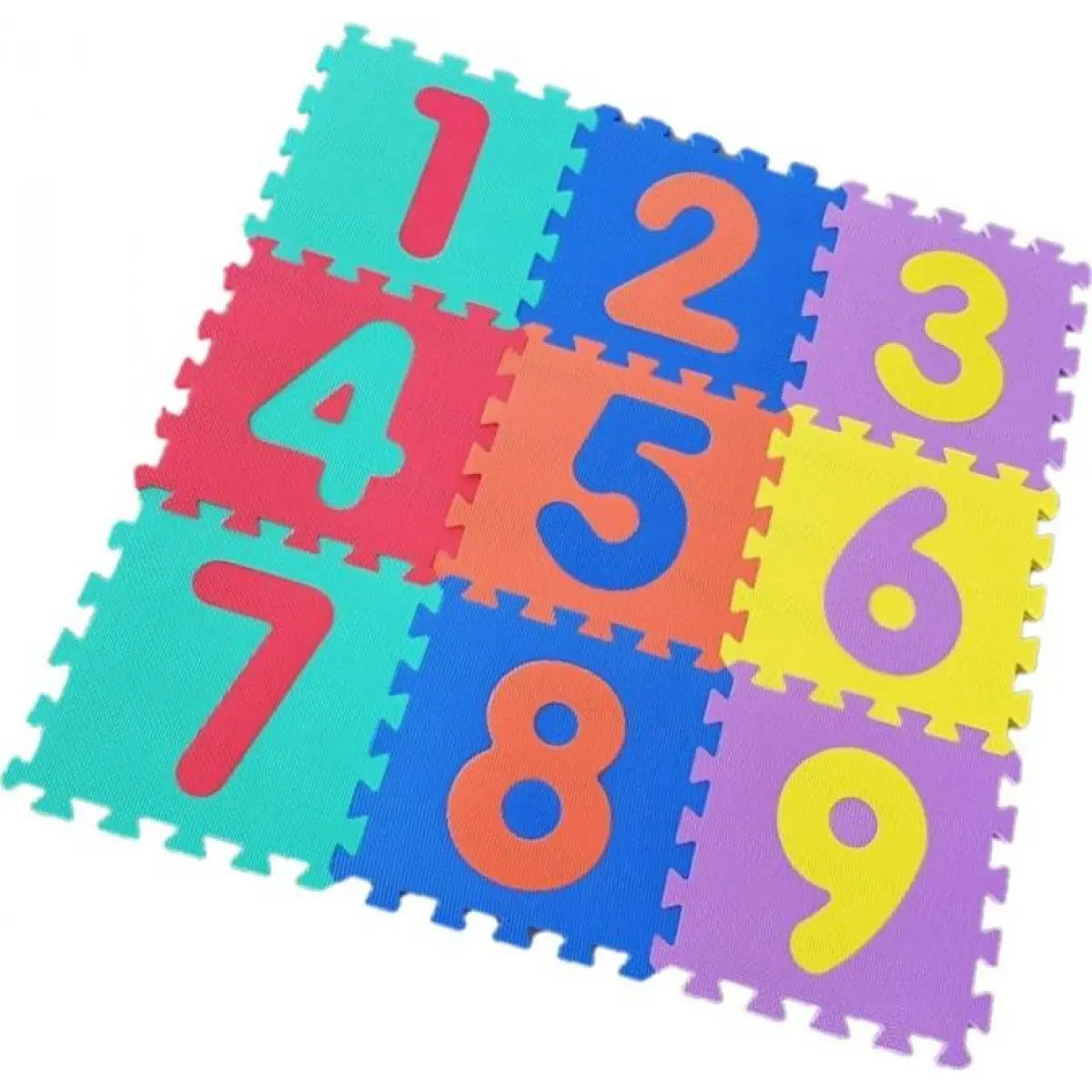 Pěnové puzzle čísla 9 ks