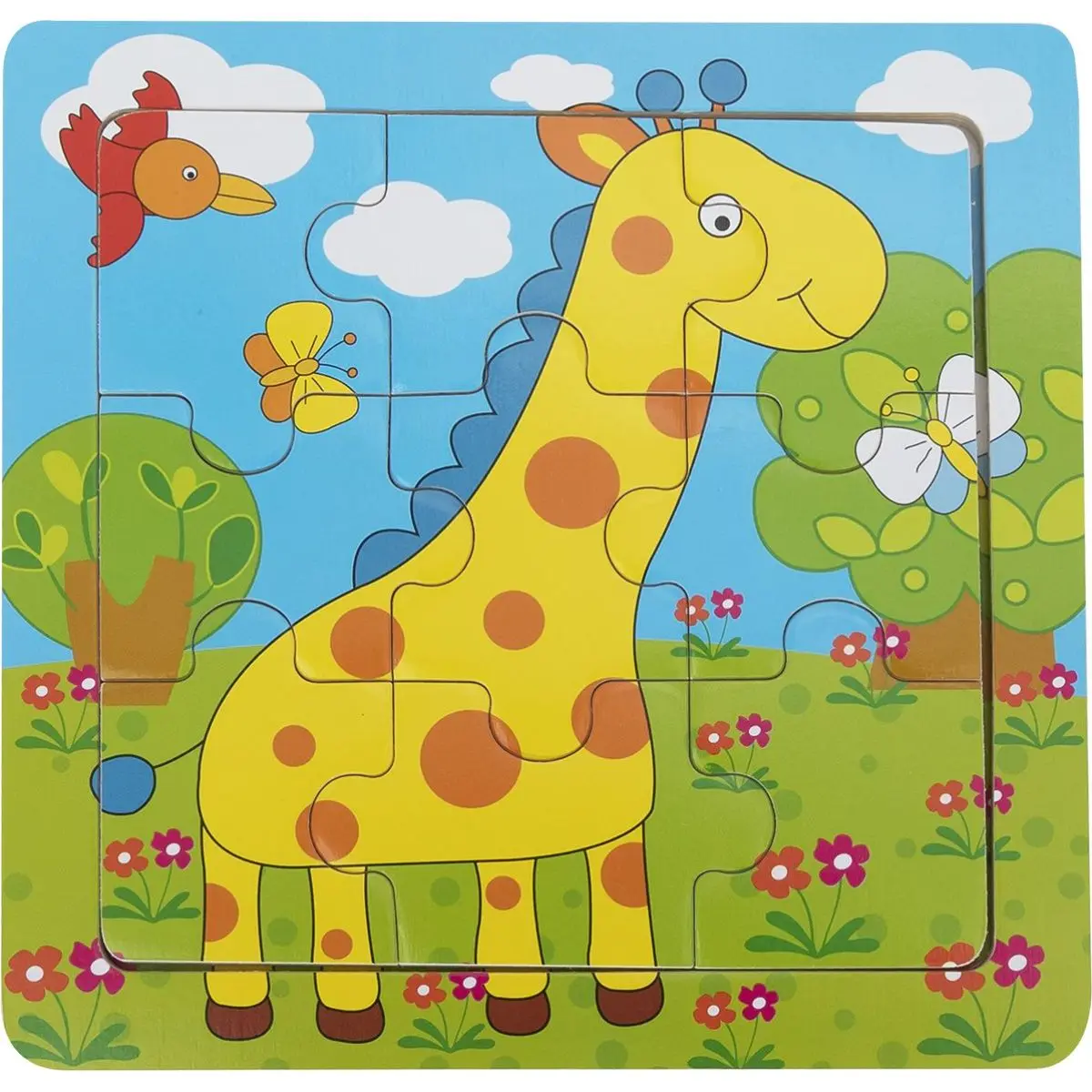BABU - Edukativní puzzle- Žirafa