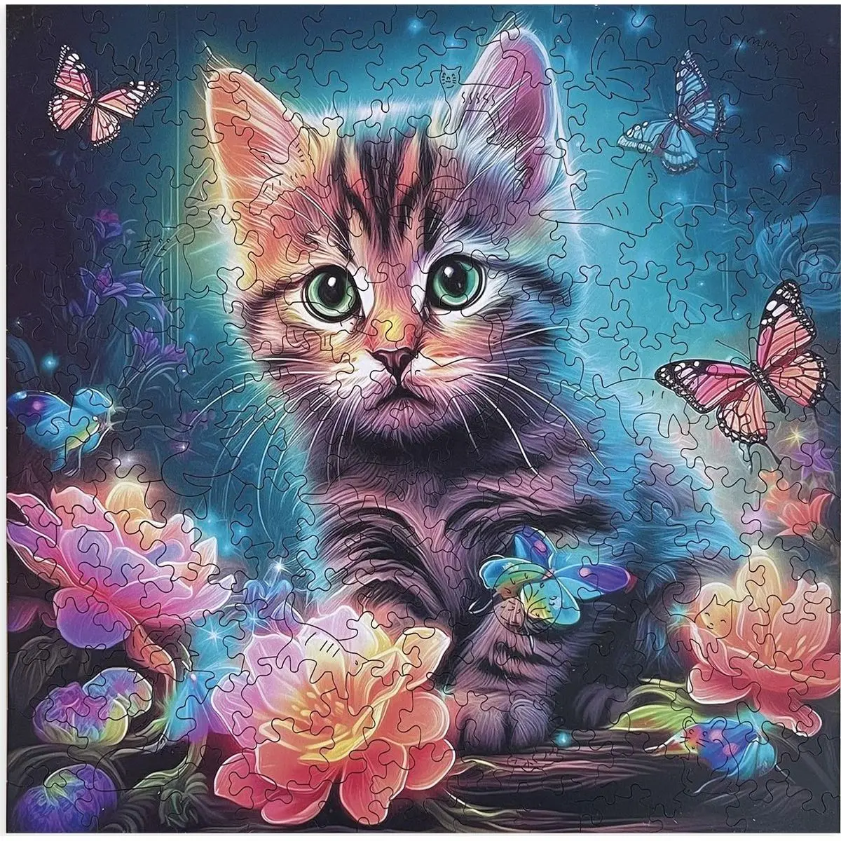 Wooden puzzle Cute Kitten A3 - EPEE
