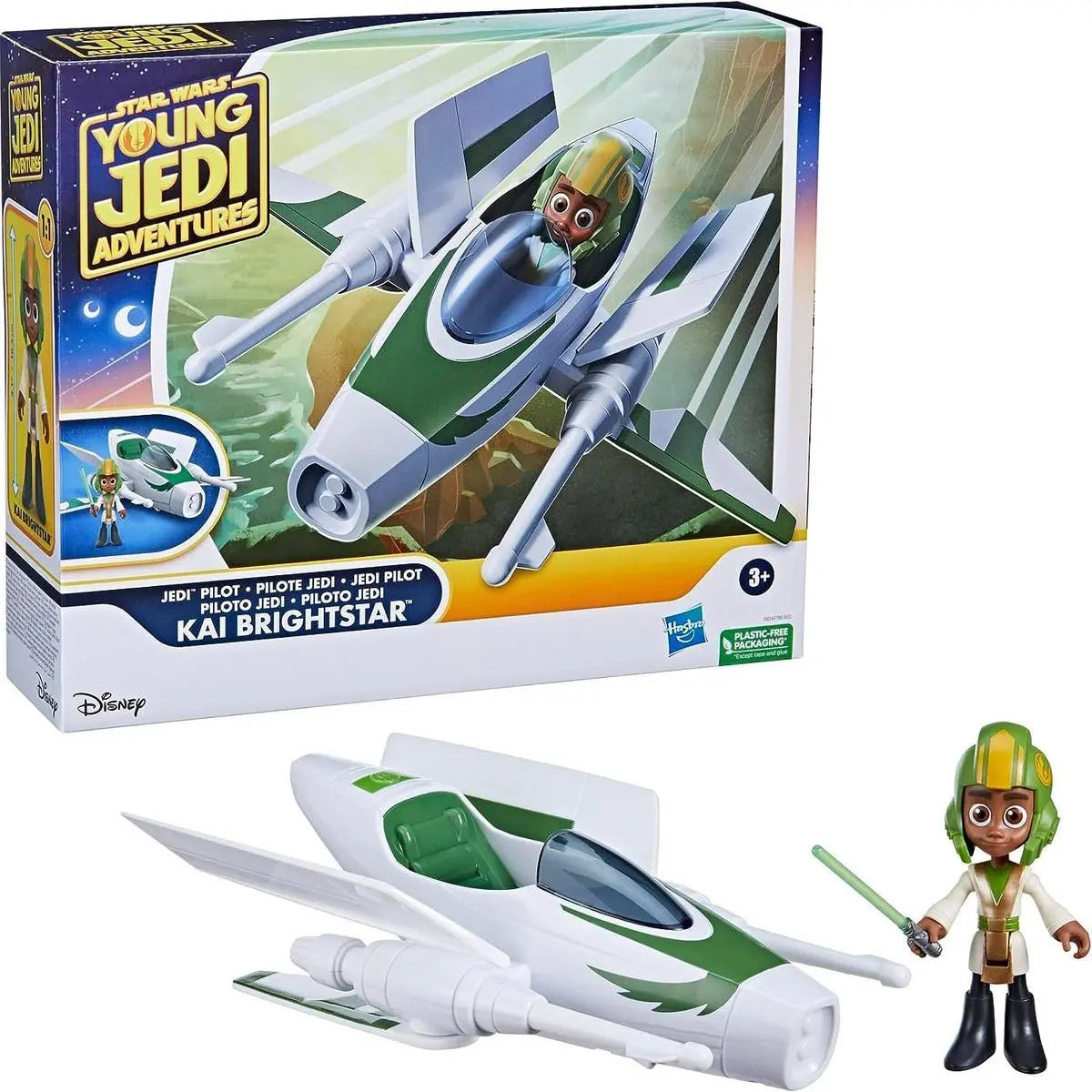 Hasbro star wars dobrodružství mladých jediů kaiovo vozidlo, f8014