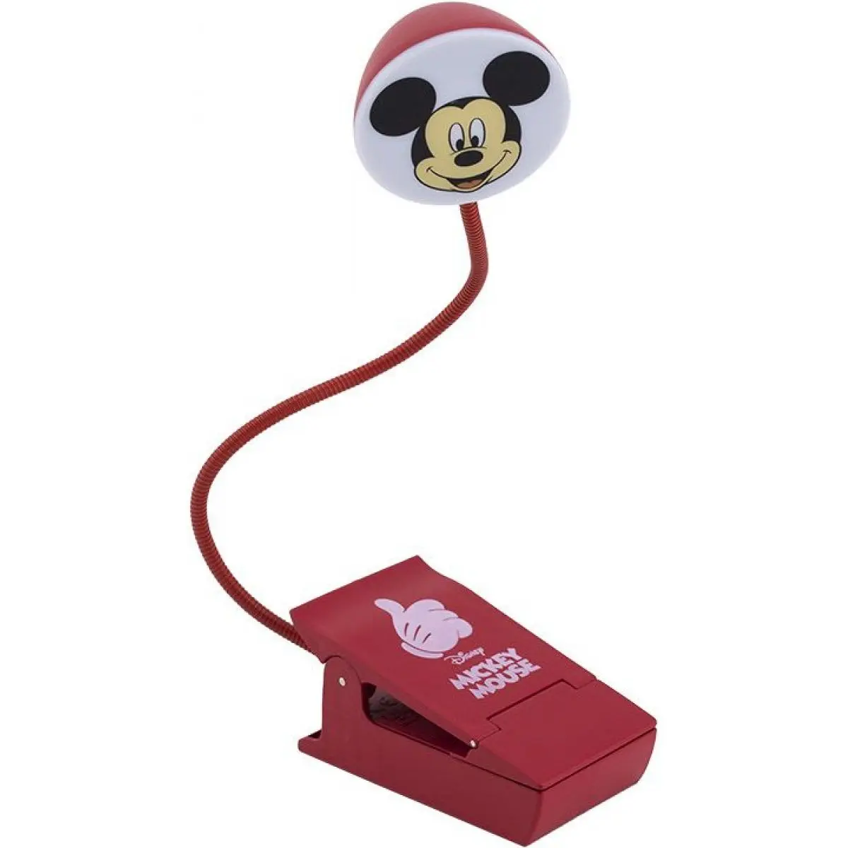 Lampička na čítanie s klipom - Mickey Mouse