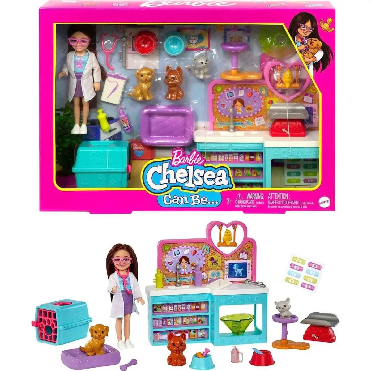 Barbie Chelsea veterinářka herní set