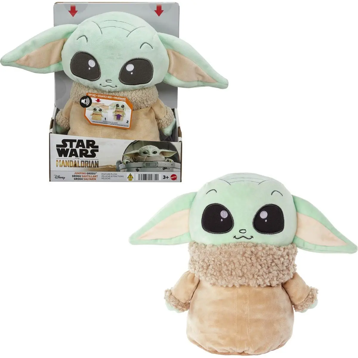 Mattel Star Wars Skákací plyšák Grogu