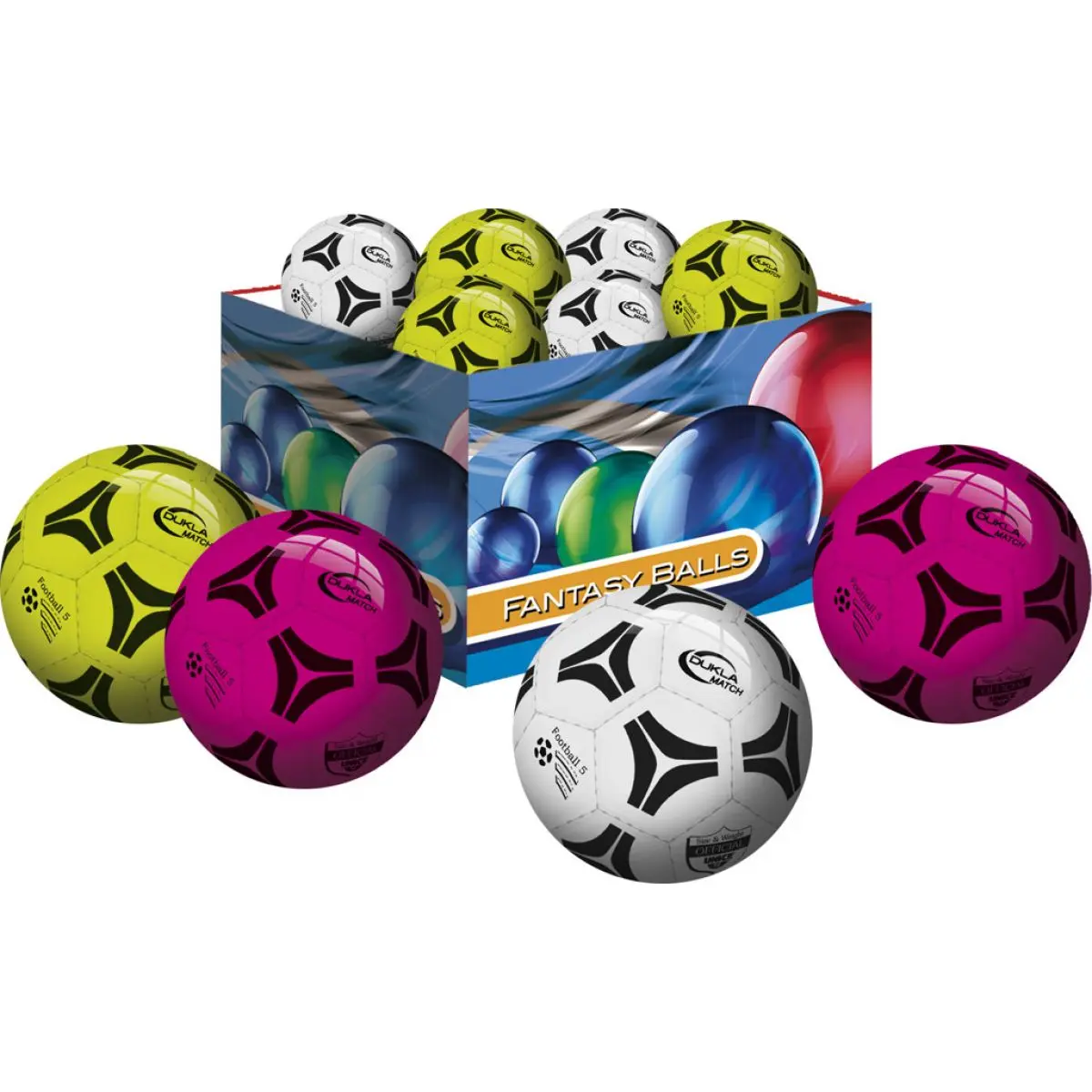 Míč Mini Dukla 15 cm fialový