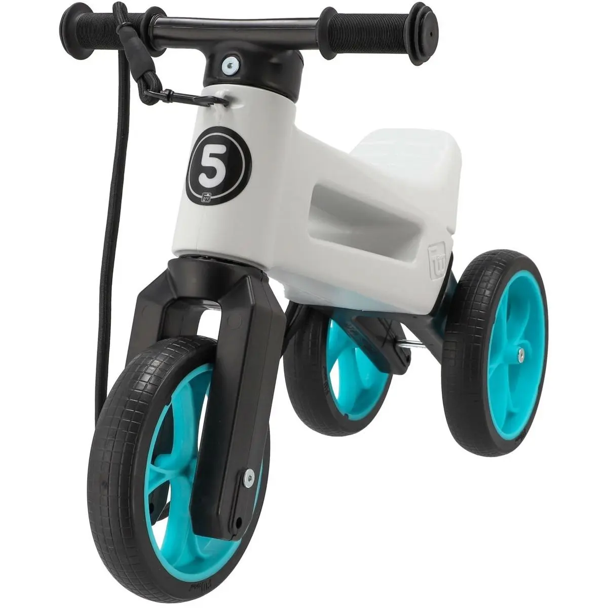 Odrážedlo Funny Wheels Rider SuperSport bílo-tyrkysové