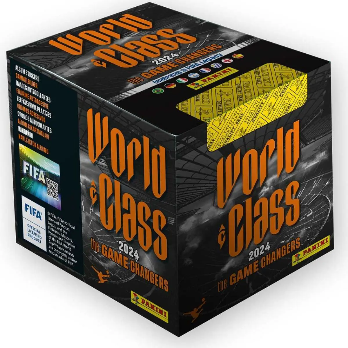 Panini World Class 2024 samolepky box 36 ks