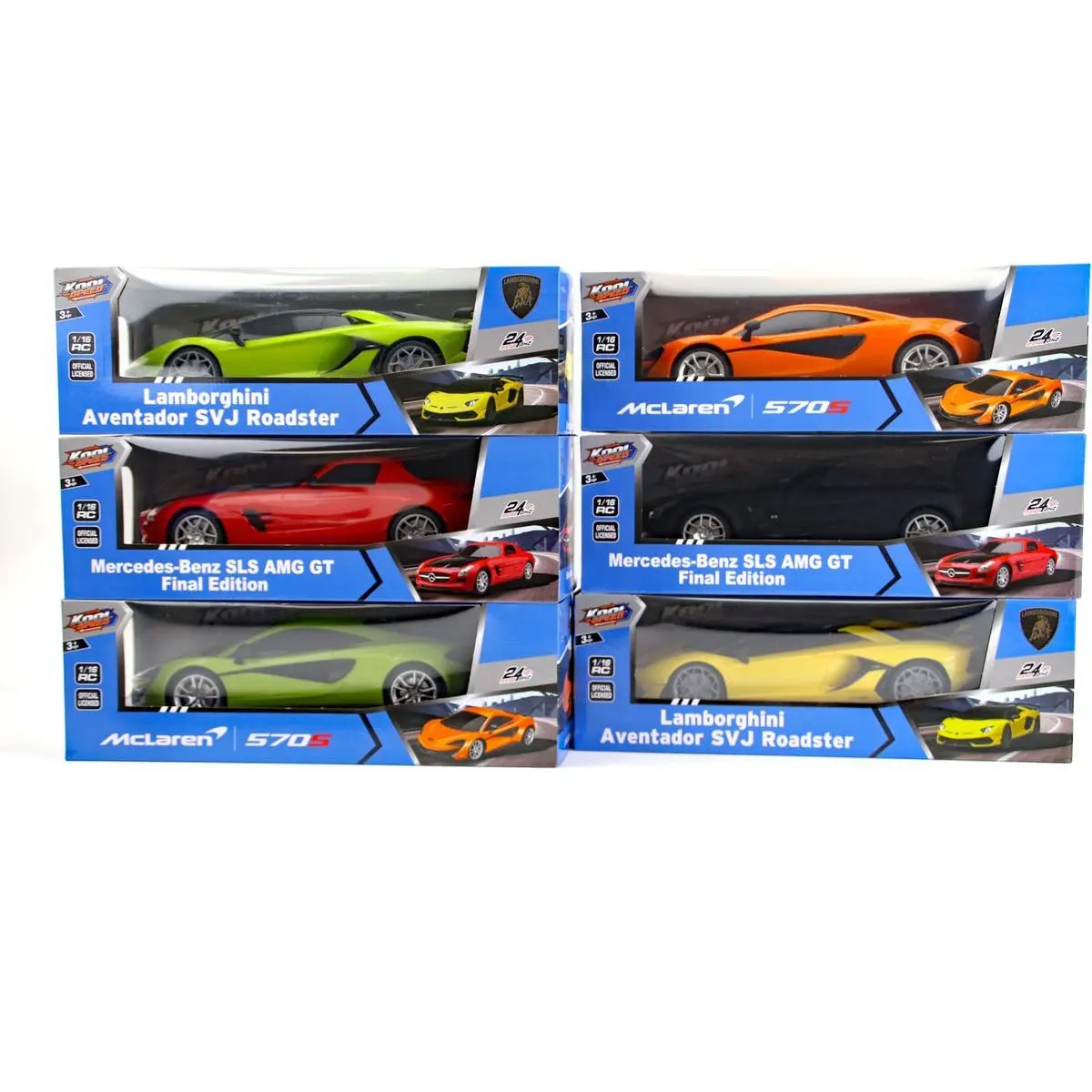 RC závodní auto 1:16 Mclaren 570S oranžové