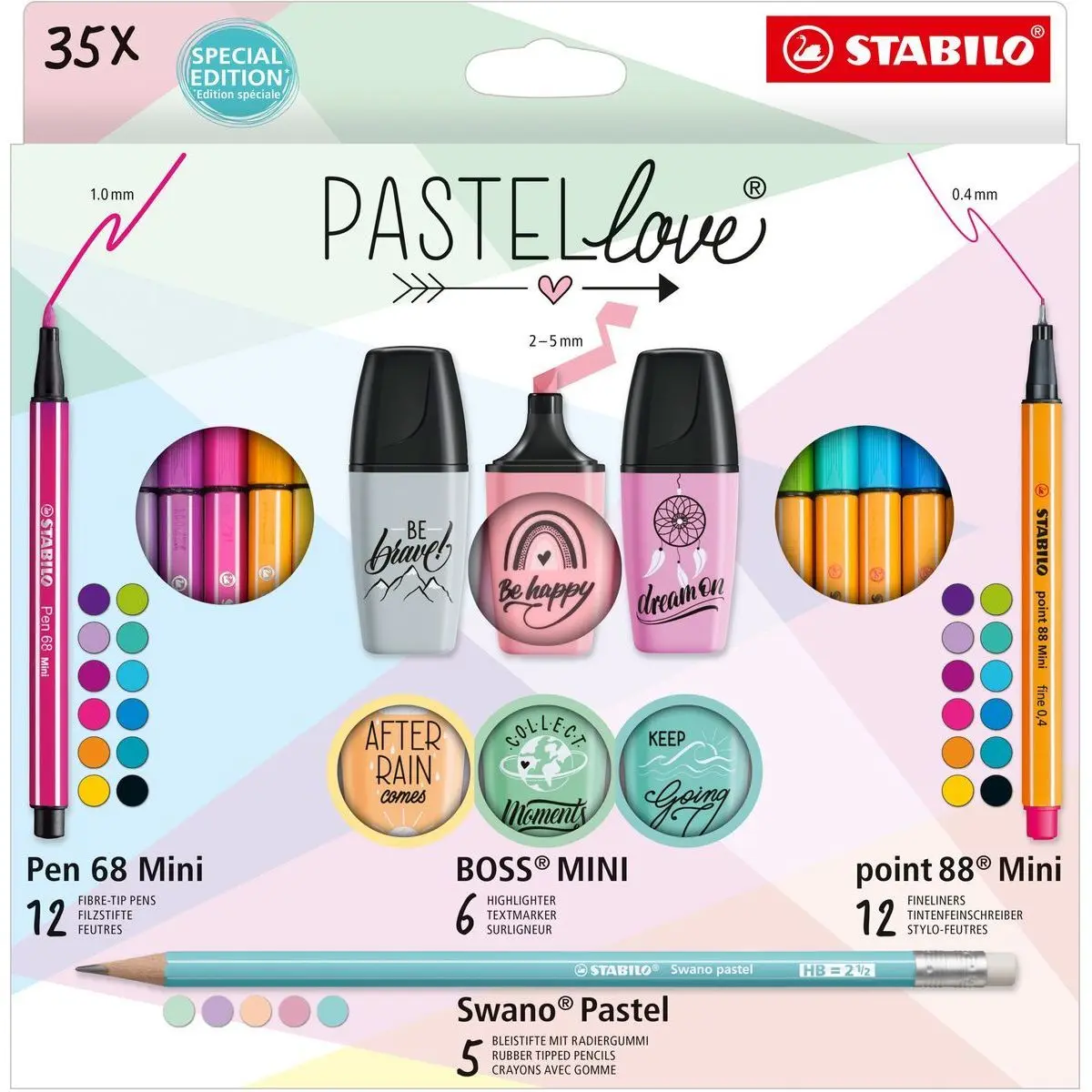 STABILO Pastellove - Sada 35 ks