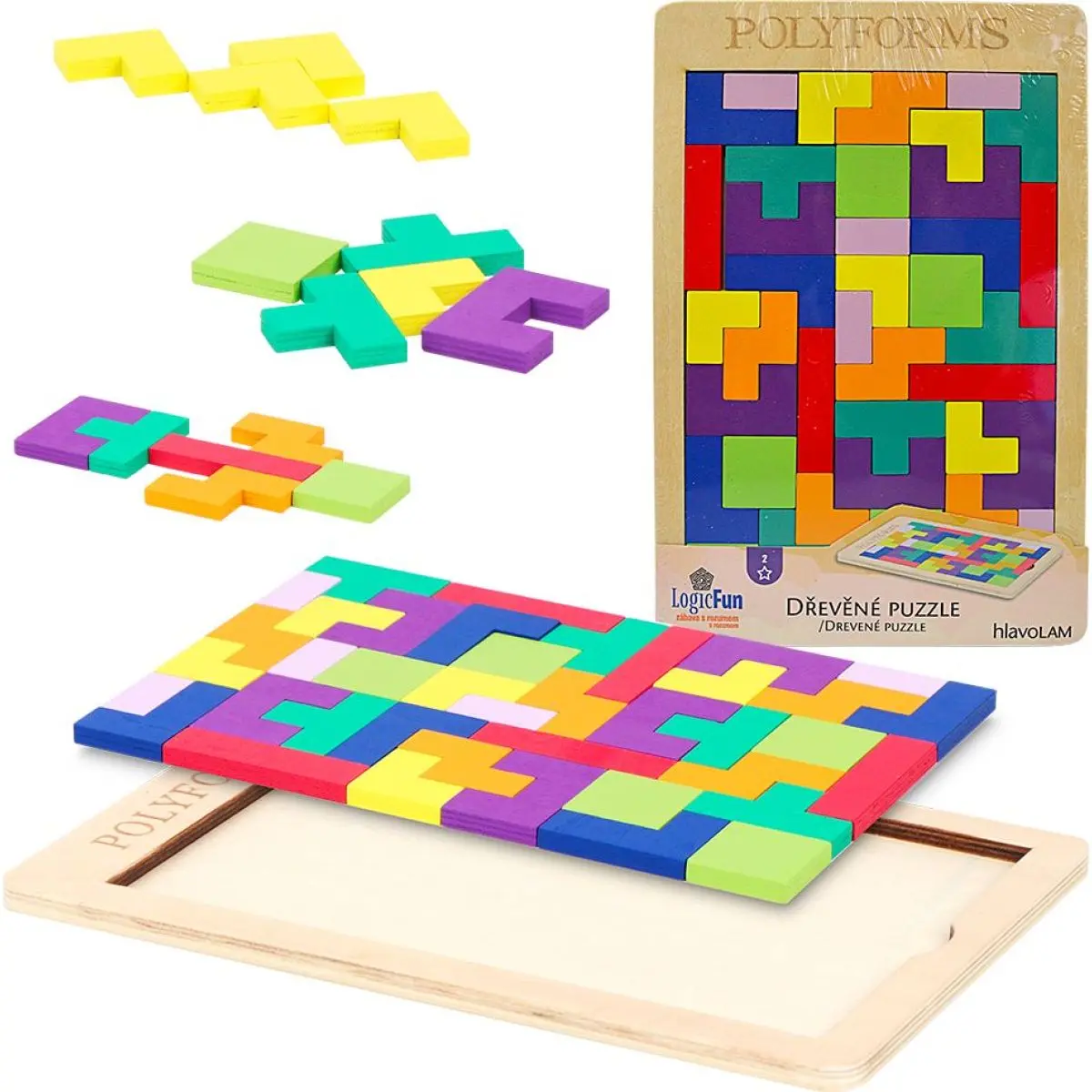 Sparkys Hlavolam - Dřevěné puzzle