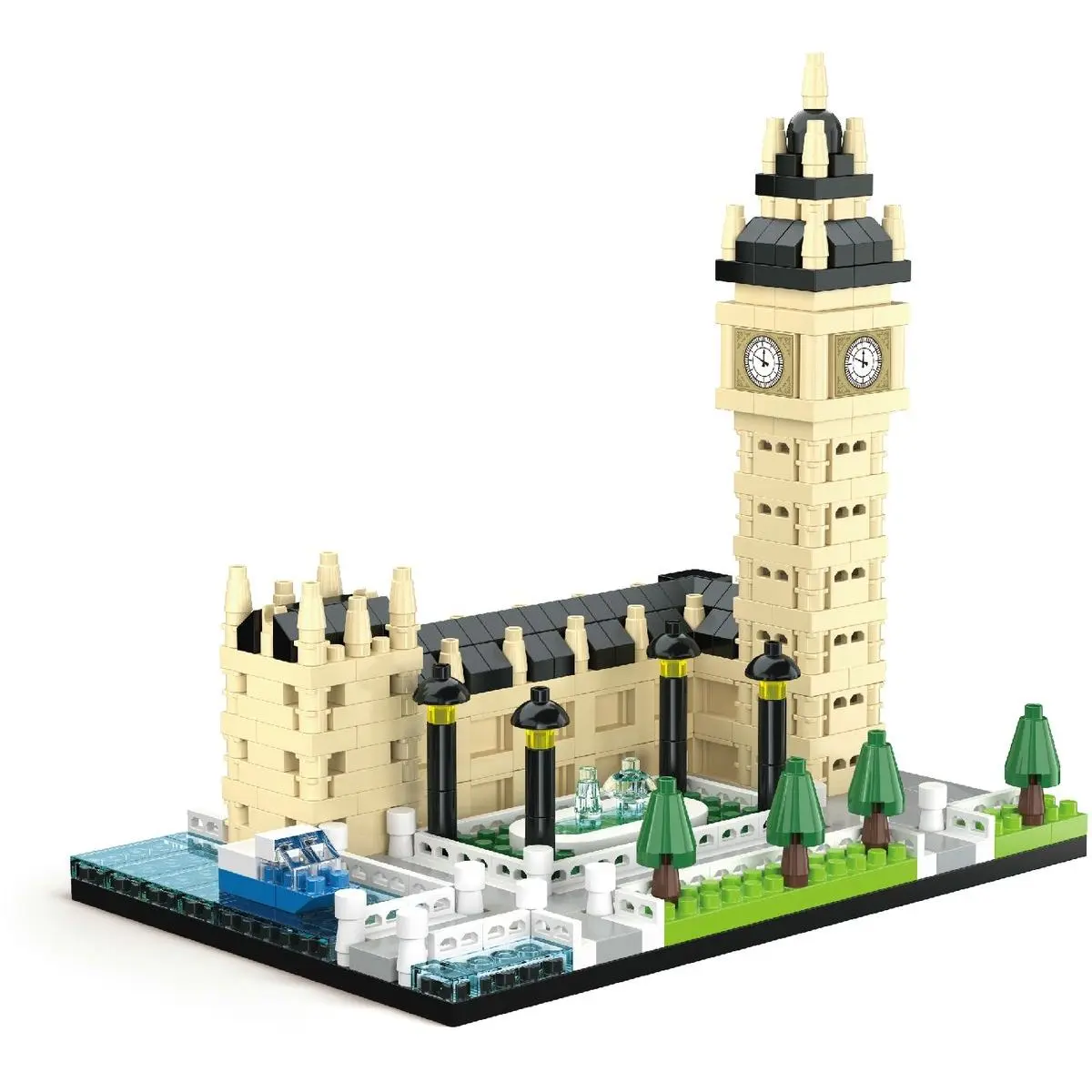 Stavebnice mini KOCO Big Ben plast 523ks v krabičce 12,5x17x7cm