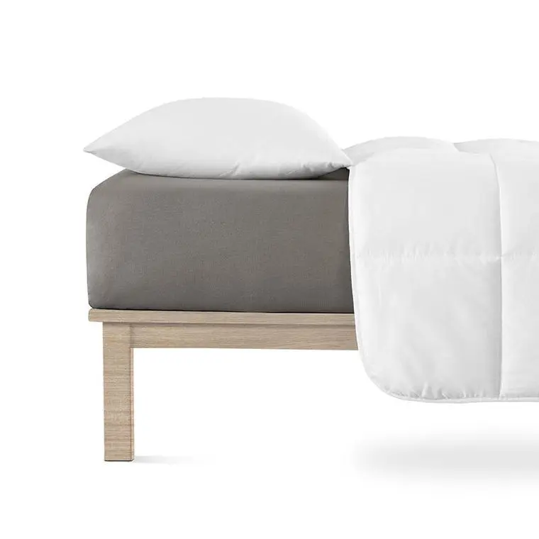 Napínací prostěradlo jersey s elastanem antracitové sada 2 ks 90 x 200 cm
