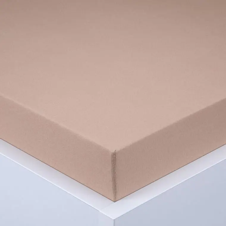 Napínací prostěradlo jersey EXCLUSIVE ořechové 90 x 200 cm