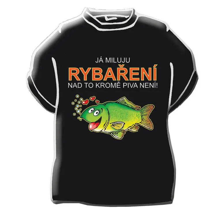 Originální tričko Já miluju rybaření vel. XL
