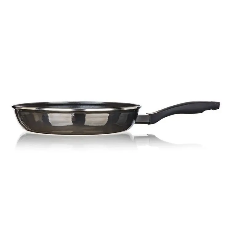 Smaltovaná pánev s nepřilnavým povrchem METALLIC Black 28 cm
