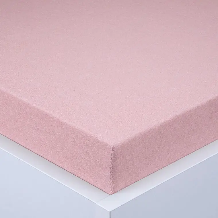 Napínací prostěradlo froté EXCLUSIVE starorůžové 90 x 200 cm