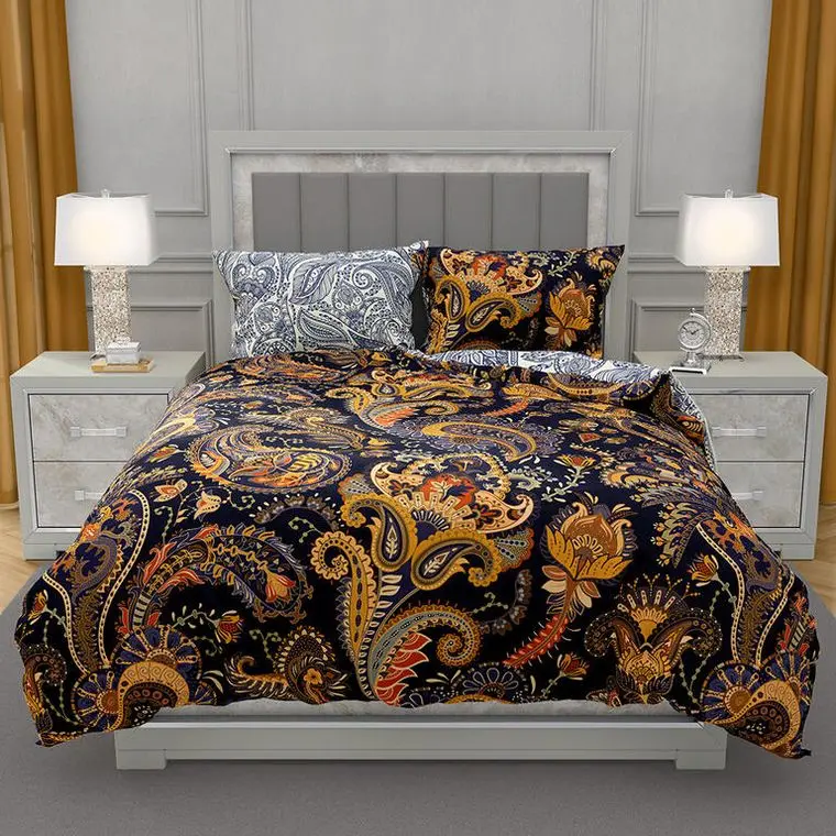 Saténové ložní povlečení BOHEMIAN DREAM standardní délka