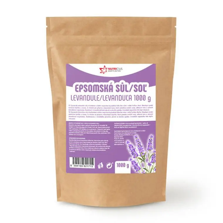 Epsomská sůl LEVANDULE 1000 g
