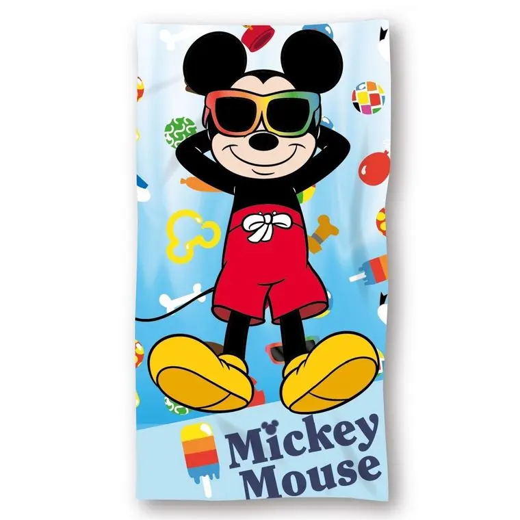 Bavlněná plážová osuška MICKEY MOUSE 70 x 140 cm