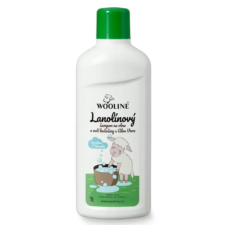 Prací tekutý prostředek LANOLIN s aloe vera 1 l