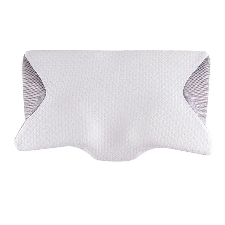 Ergonomický polštář z paměťové pěny bílo-šedá 60 x 35 cm