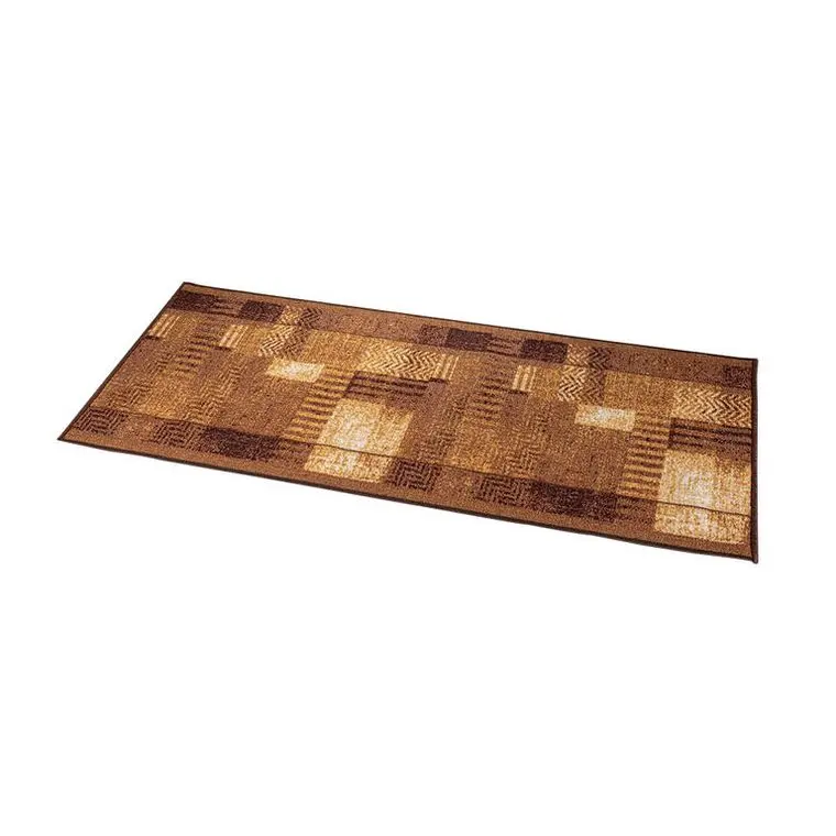 Kusový běhoun Patchwork hnědá 67 x