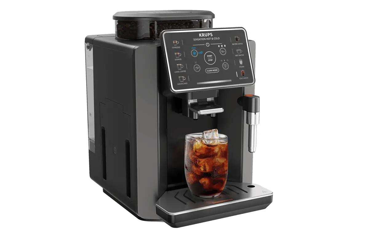 Automatický kávovar Krups Sensation Hot & Cold EA913HE0 Černý