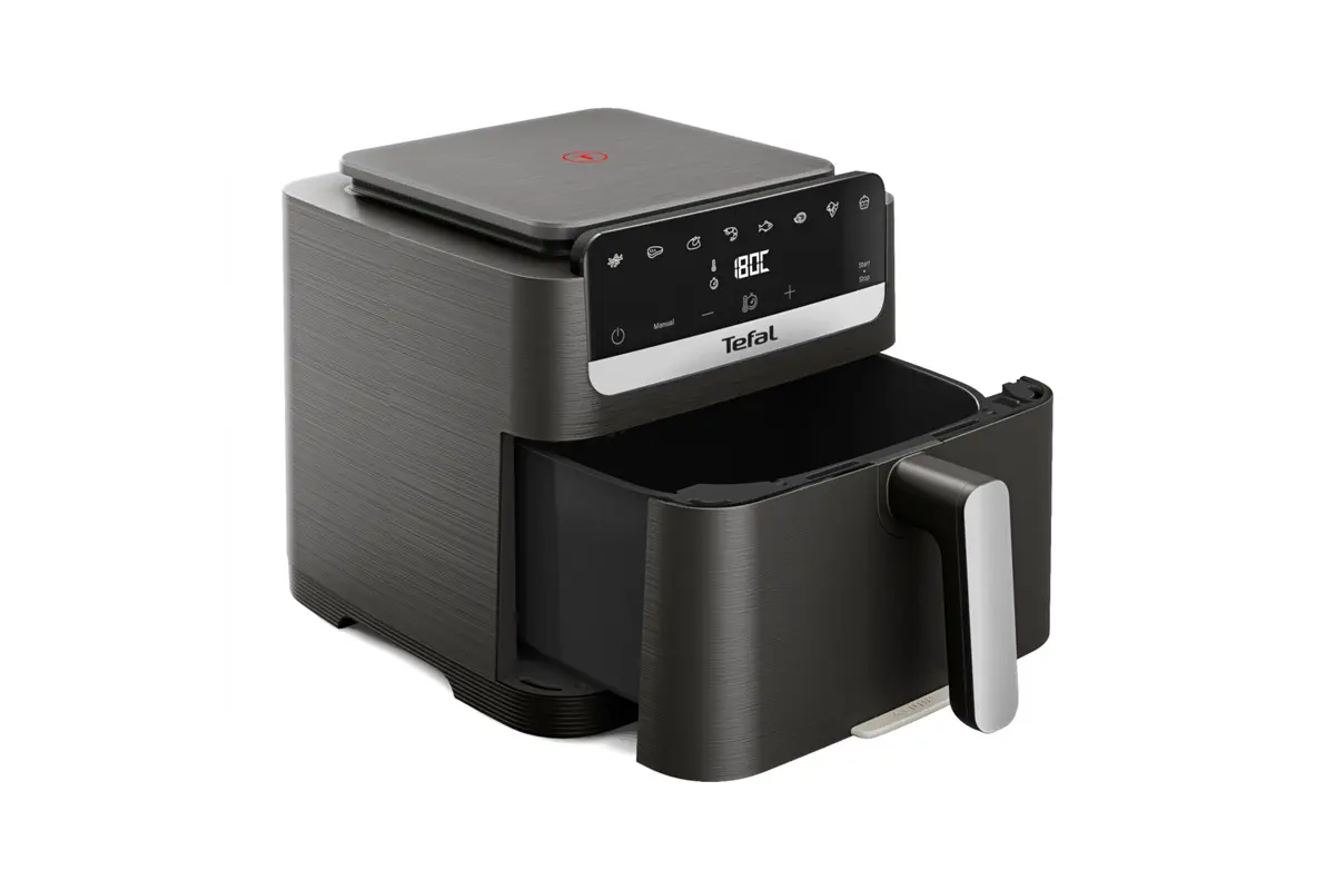 Horkovzdušná fritéza Tefal Easy Fry Mega Compact 7,5 l EY866HE1 Tmavě šedá