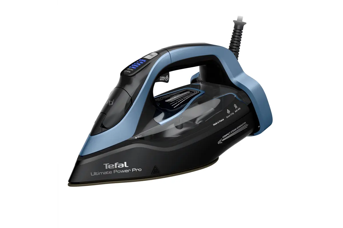 Napařovací žehlička Tefal Ultimate Power Pro FV9E53E0 Bledě modrá/Černá