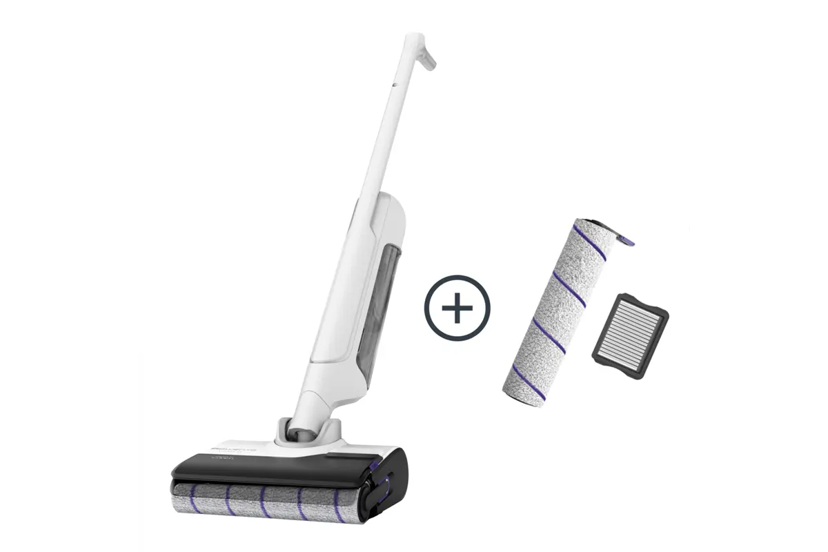 Akční set podlahová myčka Rowenta X-Clean 10 GZ7035 + náhradní kartáče a omyvatelné filtry