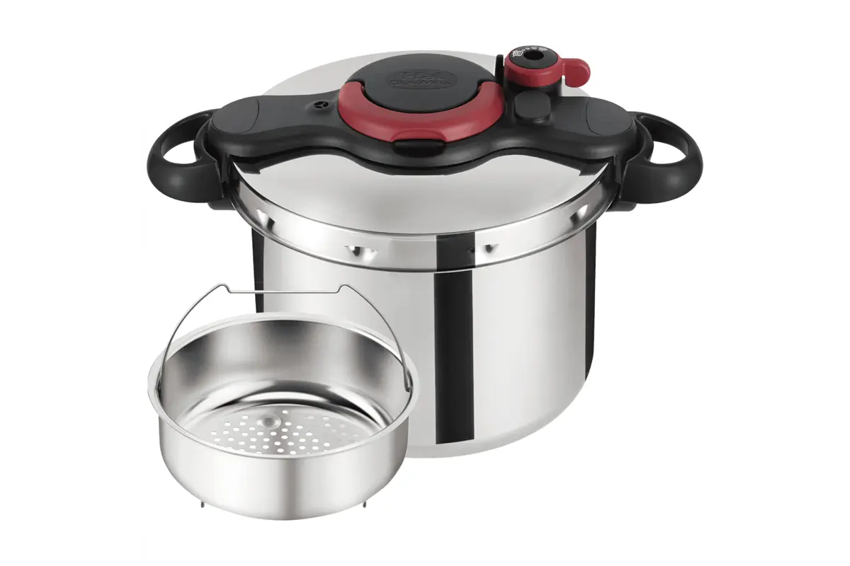 Tlakový hrnec Tefal Clipso Minut Easy 7,5 l P4624866 Nerezový/Černý