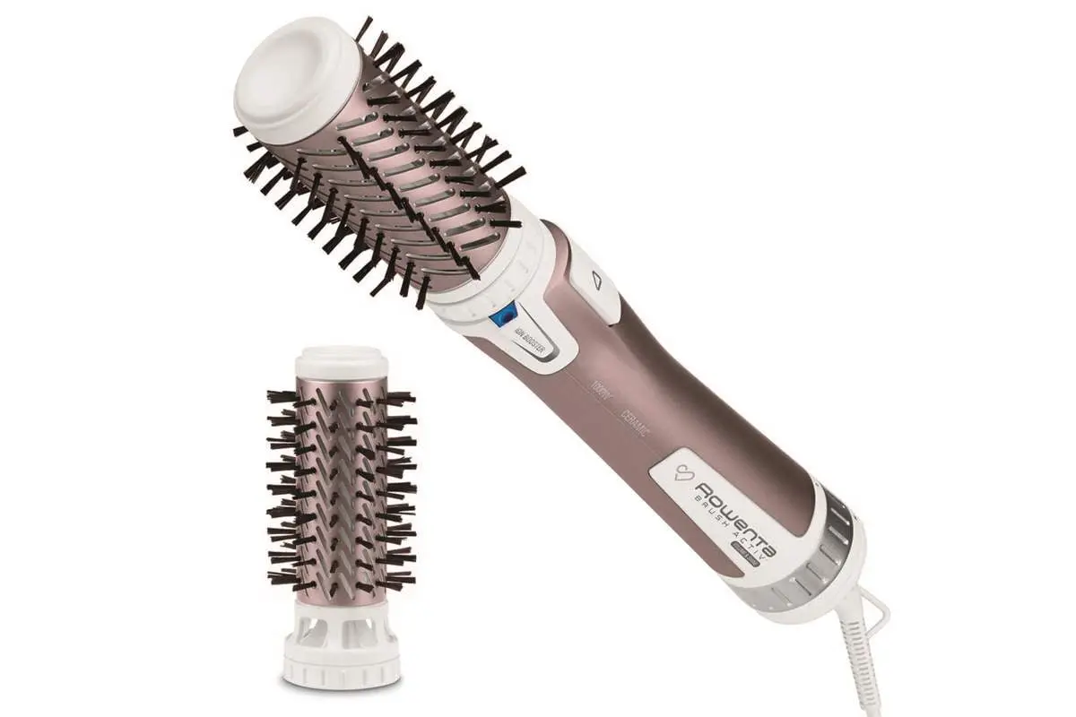 Rotační kulmofén Rowenta Premium Care CF9540F0 Skořicově růžový/Bílý