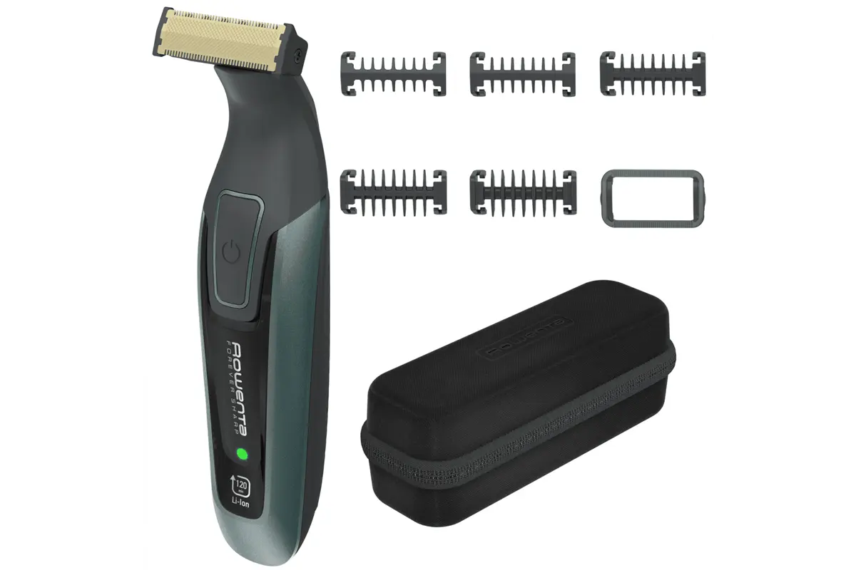 Zastřihovač vousů Rowenta Forever Sharp Comfort 3v1 TN6044E0 Zelený/Černý