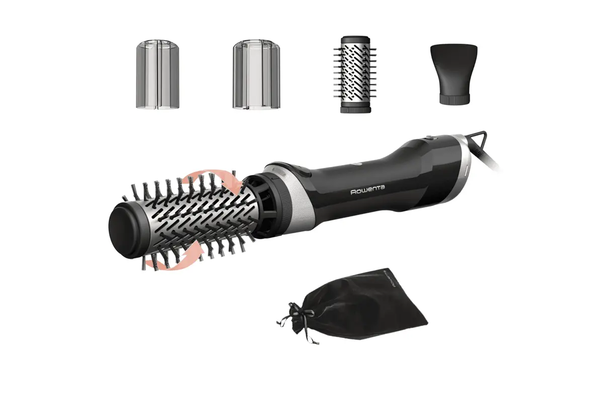 Rotační kulmofén Rowenta Brush Activ UB9530F0 Stříbrný/Černý