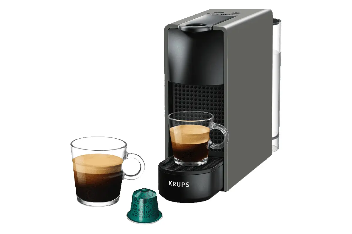 Kapslový kávovar Krups Nespresso Essenza Mini XN110B10 šedý