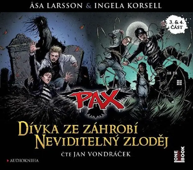 Pax - Dívka ze záhrobí & Neviditelný zloděj - CD mp3 | KORSELLOVÁ, Ingela, LARSSONOVÁ, Asa