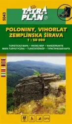Poloniny, Vihorlat, Zemplínska šírava 1:50 000