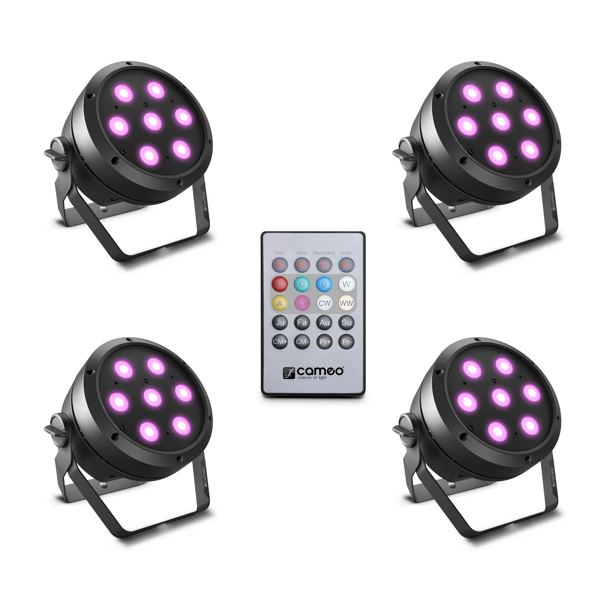 CAMEO ROOT PAR 4 BK SET 1