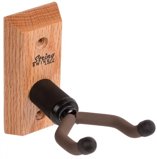 String-Swing Ukulele Wall Hanger Oak