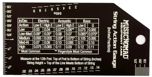 Music Nomad Precision String Action Gauge