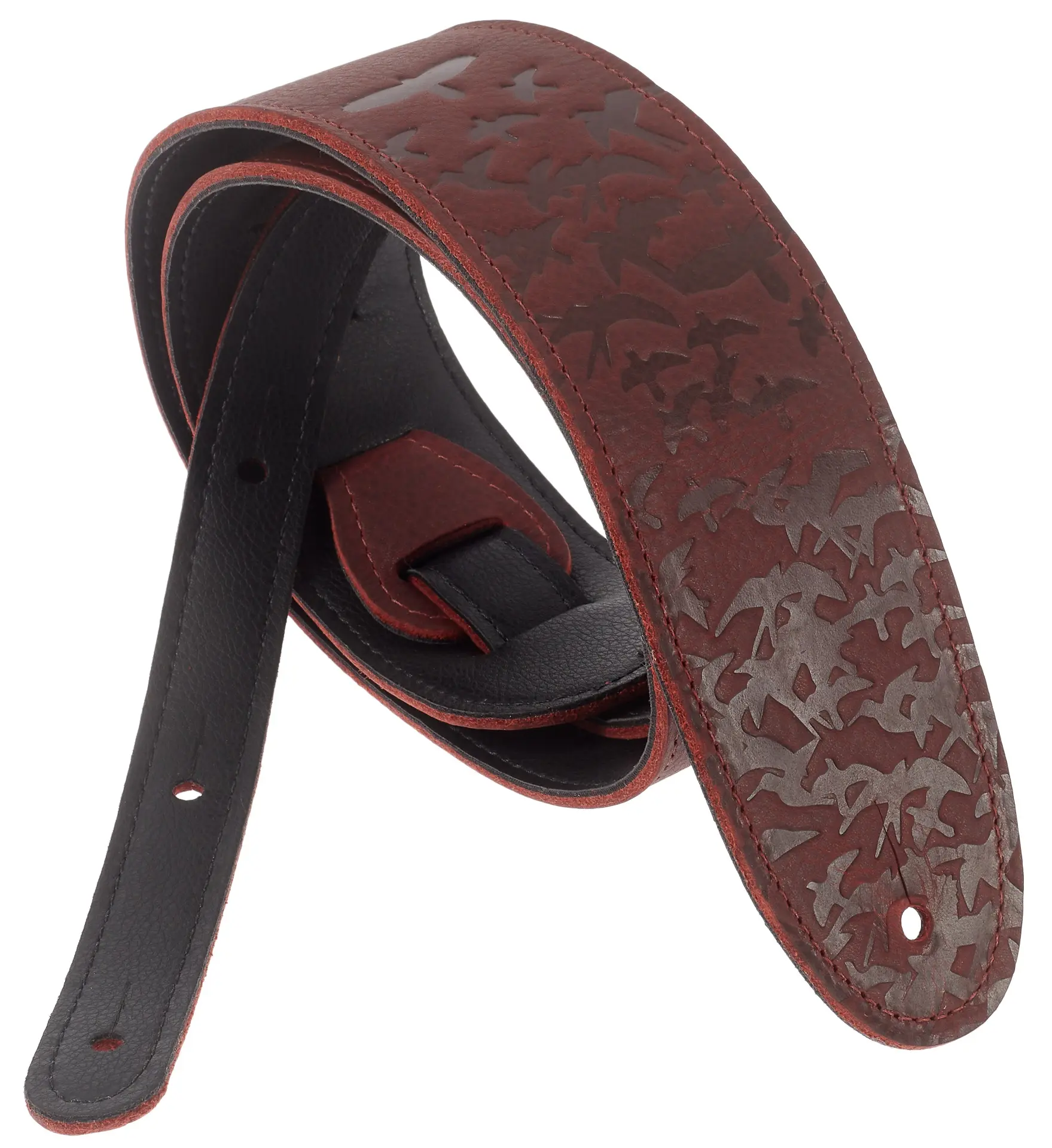 PRS 2.5" Leather Bird Swarm Strap Rust